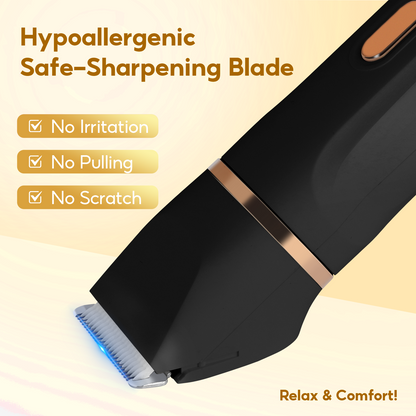 5-in-1 Electric Razors for Women, Women's Electric Shaver with Ceramic Blade & USB Charge Dock, Rechargeable Bikini Trimmer for Face Nose Underarm Arm Legs, Wet & Dry, Detachable Head (Black)